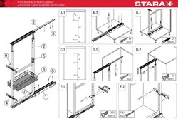 1104-C Teleskopik Kiler 2 Sepet 60*80*45 Krom - 3