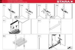 Starax 1104-C Teleskopik Kiler 2 Sepet 60x80x45 Krom - 4