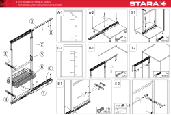 Starax 1105-C Teleskopik Kiler 2 Sepet 60*80*50 Krom - 3