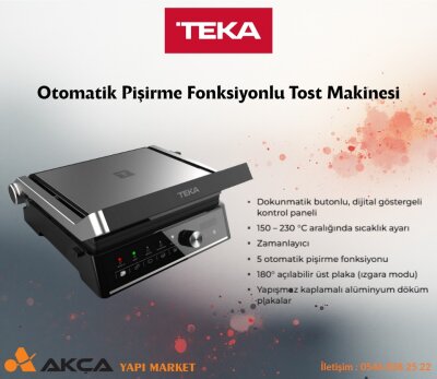 Teka Elite Grill Tost Makinesi Bk-SS 11151 - 1