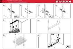 1119-Teleskopik Kiler 4 Sepet 125*140 30 cm - 5