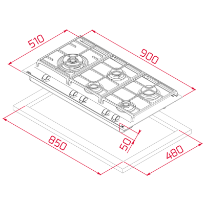 112570177-GZC 95320 XBC BK (E4) OCAK 90cm - 10