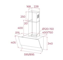 112940007 Teka ATV 60 PRO ST Ankastre Davlumbaz GRİ CHEF 4 - 3