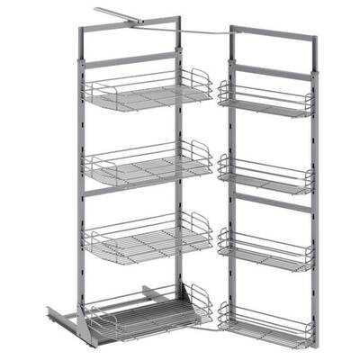 Starax 1220-İkiz Kiler Krom 125-140 45 cm - 2