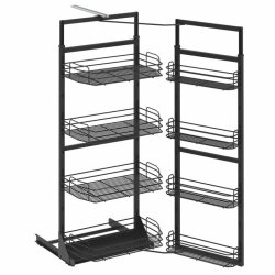 Starax 1222-A İkizler Kiler 125-140 60cm Antrasit - 2