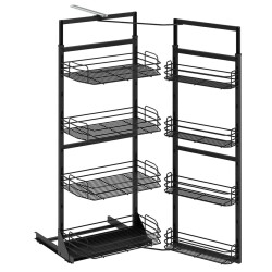 Starax 1223- İkizler Kiler Antrasit 140-155 45cm Antrasit - 2