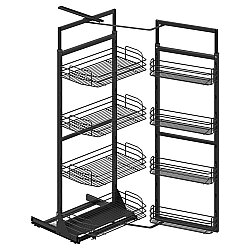 Starax S-1228-A İkiz Kiler 170*185*60cm Antrasit - 2