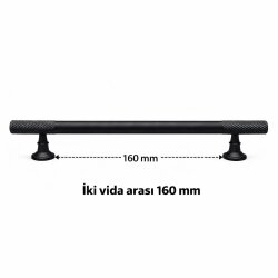 135 160mm Mat Siyah Kulp - 2