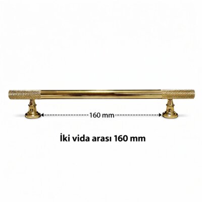 135 160mm Titanyum Altın Kulp - 2