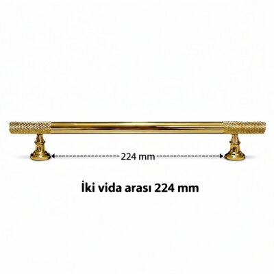 135 224mm Titanyum altın Kulp - 2