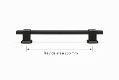 136 256mm Mat siyah Kulp - 2