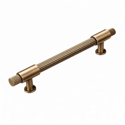 159 128mm Mat Sarı Antik Kulp - 5