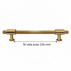 159 256mm Titanyum Altın Kulp - 3