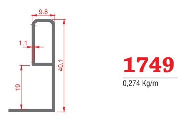 1749-P Boy Kulp 2,5mt İnox - 1