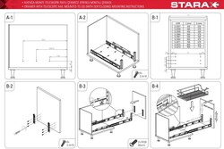 Starax 2059- Kapağa Monte Teleskopik Raylı Çekmece 45cm. - 4