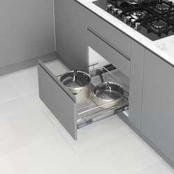 Starax 2060- Kapağa Monte Teleskopik Raylı Çekmece 50cm. - Starax