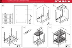 2104- Tezgahaltı 2 Sepetli Şişelikli Ünite 50cm. - 4