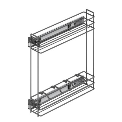 Starax S- 2211 Yandan Teleskopik Frenli Raylı Şişelik Antrasit - 2