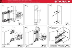 2211- Yandan Teleskopik Frenli Raylı Şişelik 15cm - 4