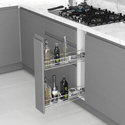 Starax S-2211-C Yandan Teleskopik Frenli Raylı Şişelik 15cm - Starax