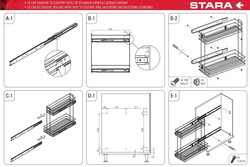 Starax S-2213-C Yandan Raylı Deterjanlık (Orta-Orta) 16cm. - 3