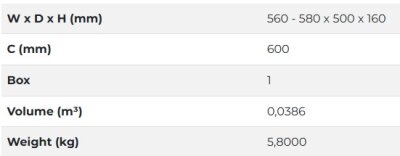 Starax 2346- Kapağa Monte Çift Açılım Tandem Raylı Çekmece 60 - 3