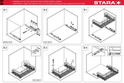 Starax 2351-Bağ.Evye Altı Çift Açılım Tandem Raylı Çekmece 80 - 3