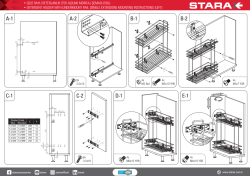 Starax S-2427-C Tandem Raylı Deterjanlık Tek Açılım Sol 25cm 203x475x475 - 4