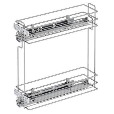 Starax S-2441-C Tandem Gizli Raylı (Çift Açılım) Deterjanlık 20cm Sol - 1