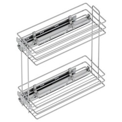 Starax S-2442-C Tandem Gizli Raylı (Çift Açılım) Deterjanlık 20cm Sağ - 2