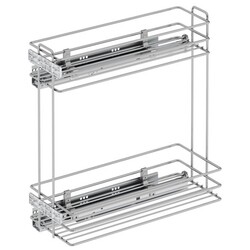 Starax S-2445-C Tandem Gizli Raylı (Çift Açılım) Deterjanlık(203-151)x 25cm Sol - 2