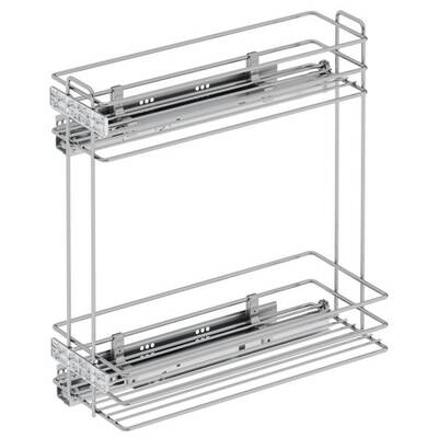 Starax S-2445-C Tandem Gizli Raylı (Çift Açılım) Deterjanlık(203-151)x 25cm Sol - 2