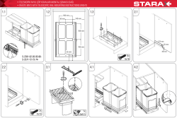 Starax S-2573 Teleskopik Raylı Plastik Gövde Çöp Kovası 16 Lt - 4