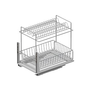 STARAX S-2712-C 35 cm Zemin Bağlantılı Sepetli Tabaklık T.A.Ü. - Krom - 2