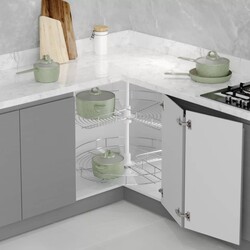 3020- 3/4 Borulu Döner Sepet Takımı 60cm. - Starax