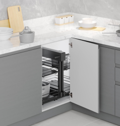 Starax S-3069-A Ahşap Tablalı Bağımsız Körköşe Mekanizma 50 cm Antrasit - 3