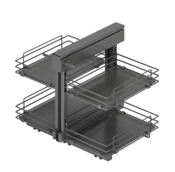 Starax S-3069-A Ahşap Tablalı Bağımsız Körköşe Mekanizma 50 cm Antrasit - 5