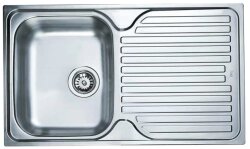 40109055 -Teka Prenses 50 Paslanmaz Çelik RHD EVYE Sağ Damlalıklı - Teka