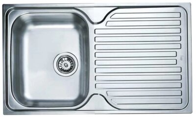 40109055 -Teka Prenses 50 Paslanmaz Çelik RHD EVYE Sağ Damlalıklı - 1