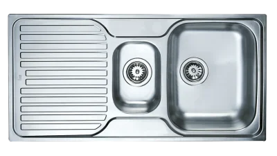 40109146 Teka Prenses 60 Paslanmaz Çelik Evye 100x50cm Sol(L) - 1