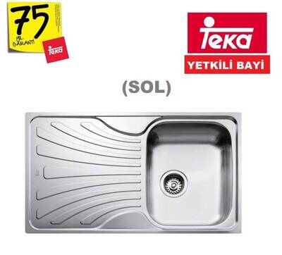 40109215 Teka Nerissa 50 B Paslanmaz çelik Evye 50x86cm Sol(L) - 1