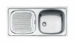 40132022 Teka EBM 45 Paslanmaz Çelik Evye Sol (L) - Teka