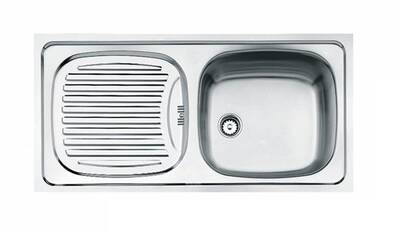 40132022 Teka EBM 45 Paslanmaz Çelik Evye Sol (L) - 1