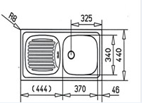 40132025 Teka EBM 45 Mikroketen Dekorlu Evye Sağ (R) - 3