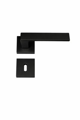 477-03 Mat Siyah Erkul Sumru Oda Kapı Kolu - 1