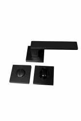 478-03 Mat Siyah Erkul Paytak Wc Kapı Kolu - 2