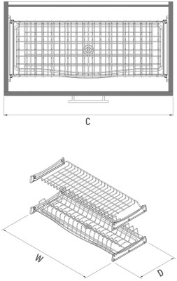 5164-Pls.Tepsili Tab.Bar.Seti 70cm. - 3