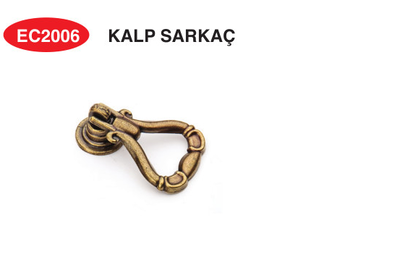 570-Kalp Sarkaç Antik Sarı - 1