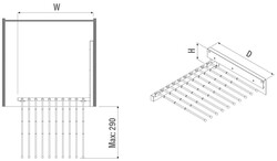 6035- Raylı Pantolon Askısı - 3