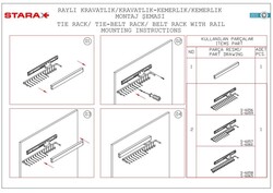 6059-Raylı Kravatlık Sol - 3